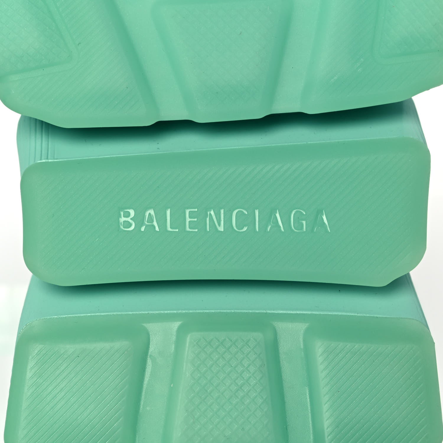 Balenciaga Technical 3D Recycled Knit Womens Speed 2.0 Transparent Sole Sneakers 41 Mint 6 of 8