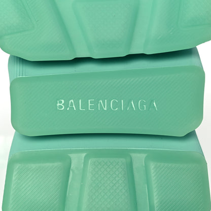 Balenciaga Technical 3D Recycled Knit Womens Speed 2.0 Transparent Sole Sneakers 41 Mint 6 of 8