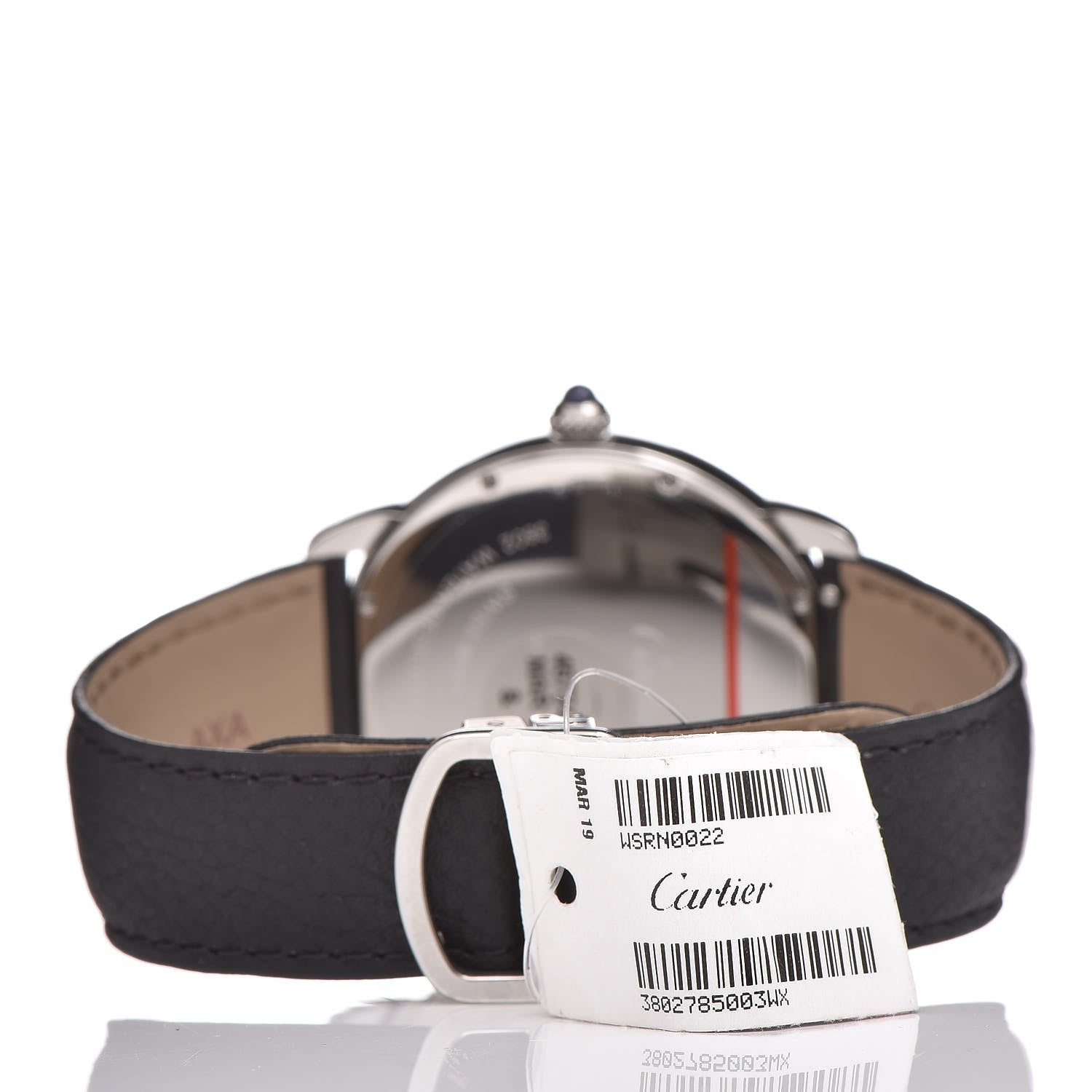 Cartier Stainless Steel Alligator 42mm Ronde Solo Automatic Watch 4 of 11