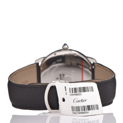 Cartier Stainless Steel Alligator 42mm Ronde Solo Automatic Watch 4 of 11