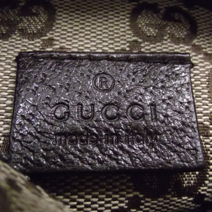 Gucci GG Monogram Web Double Pocket Belt Bag Ebony 7 of 9
