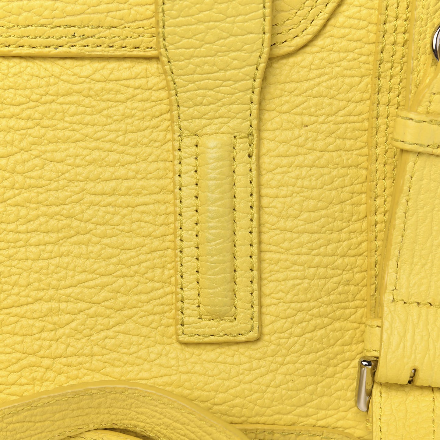 3.1 Textured Calfskin Mini Pashli Satchel Yellow