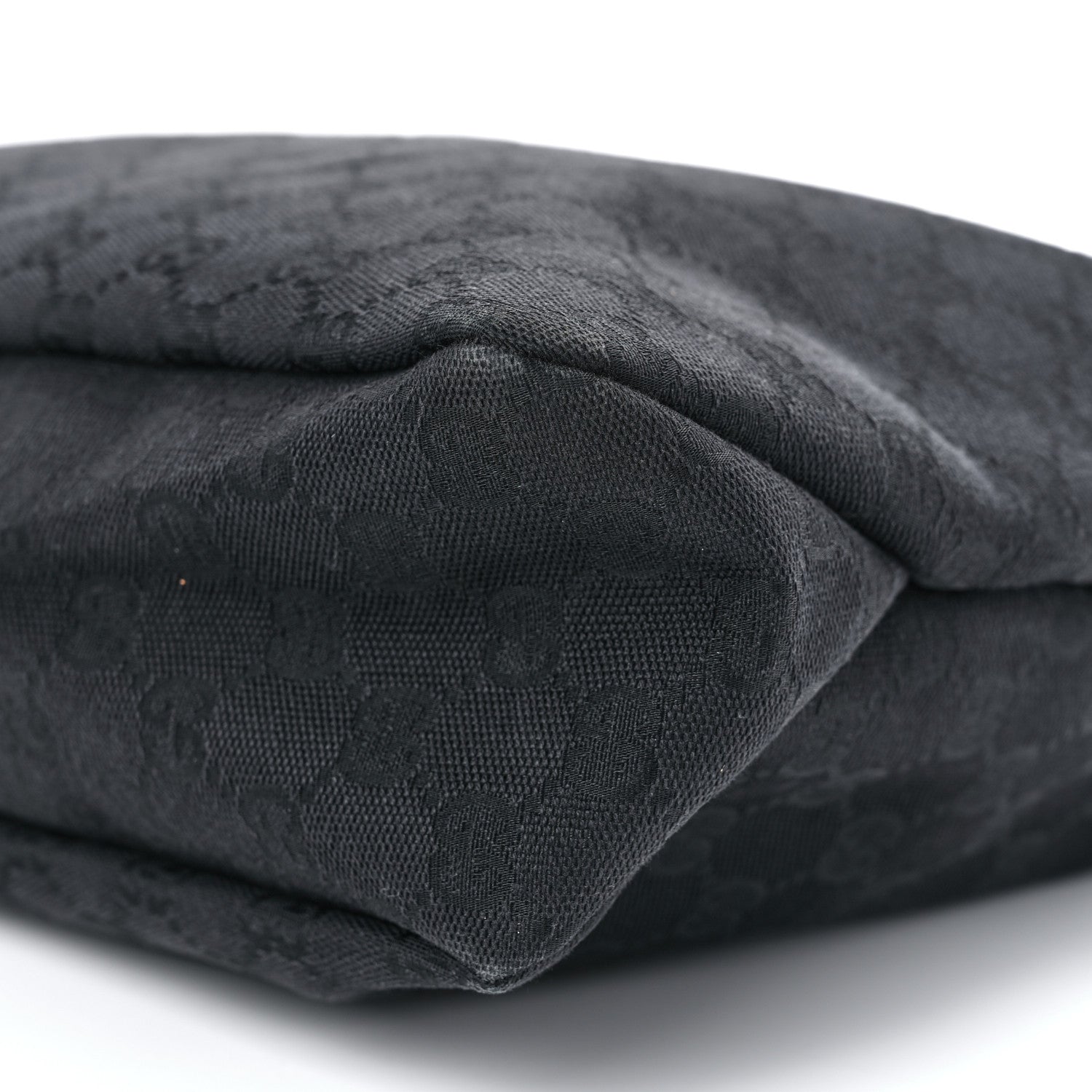 Gucci Monogram Medium Horsebit Chain Hobo Black 10 of 10