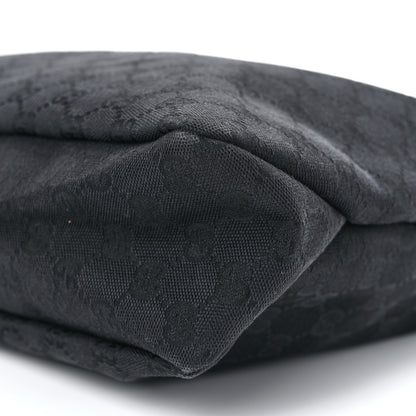 Gucci Monogram Medium Horsebit Chain Hobo Black 10 of 10