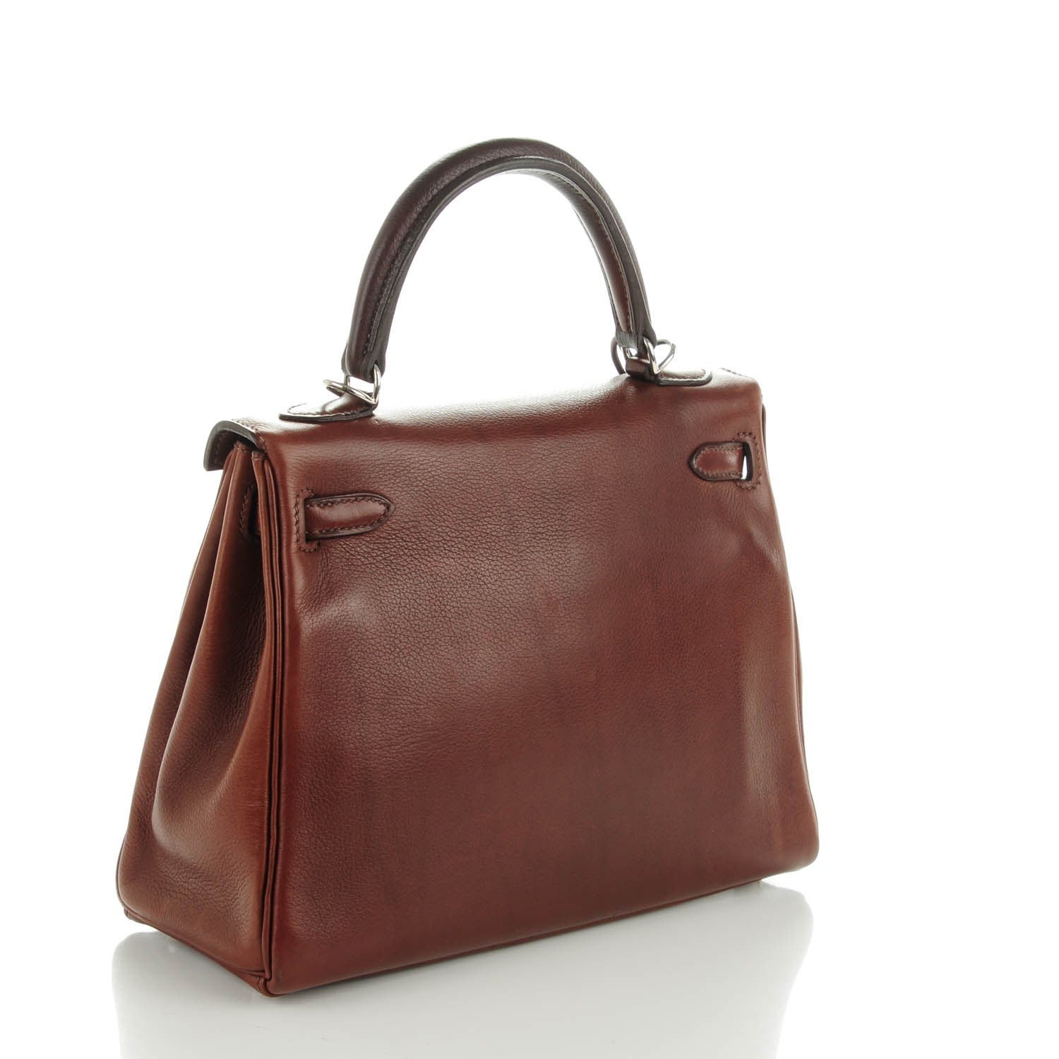 Hermes Veau Evergrain Kelly Retourne 25 Havane 3 of 23