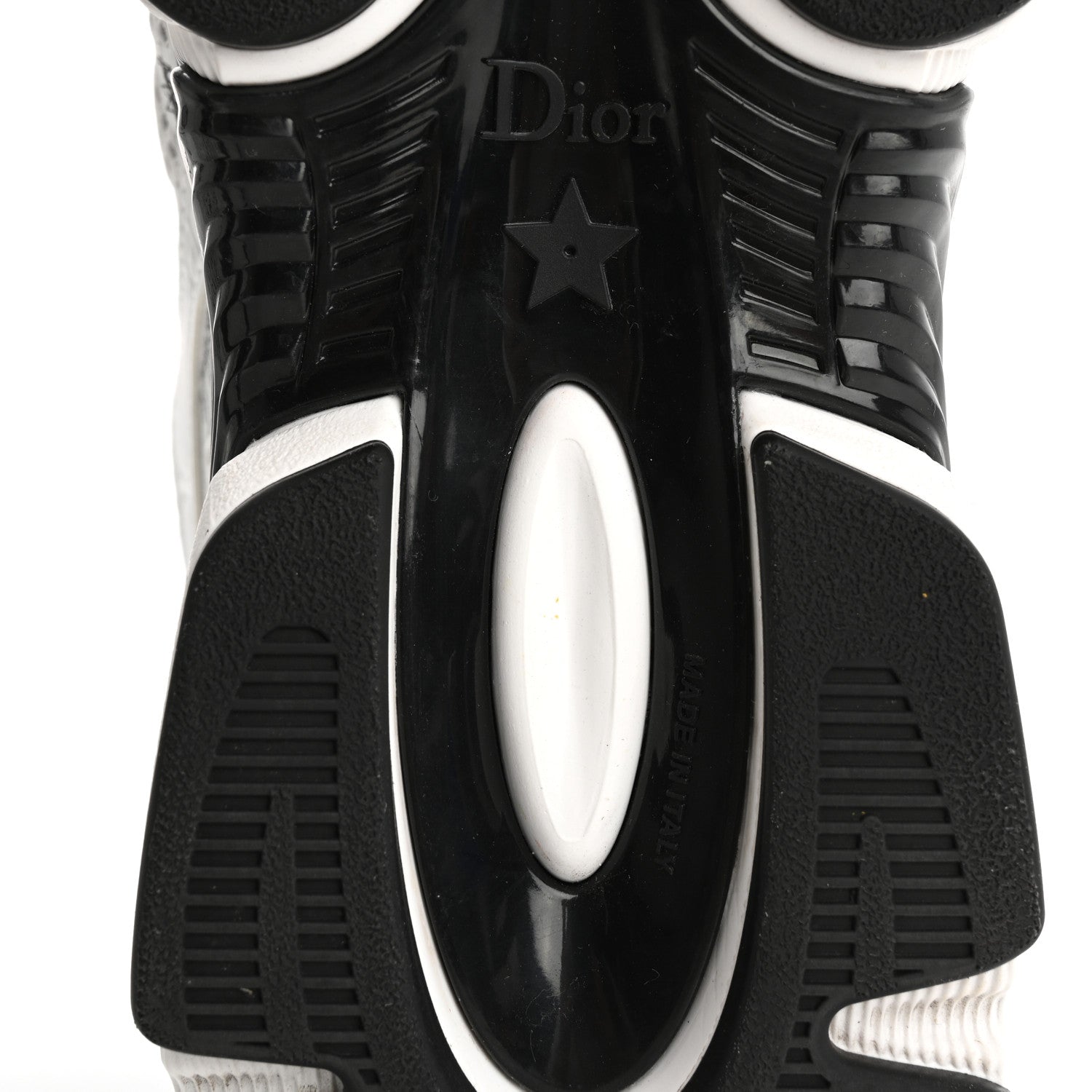 Christian Dior Technical Mesh Dior Chrono Sneakers 37 White Black 8 of 10