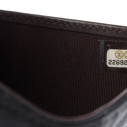 Chanel Caviar Quilted Compact Flap Wallet Black 7 of 8