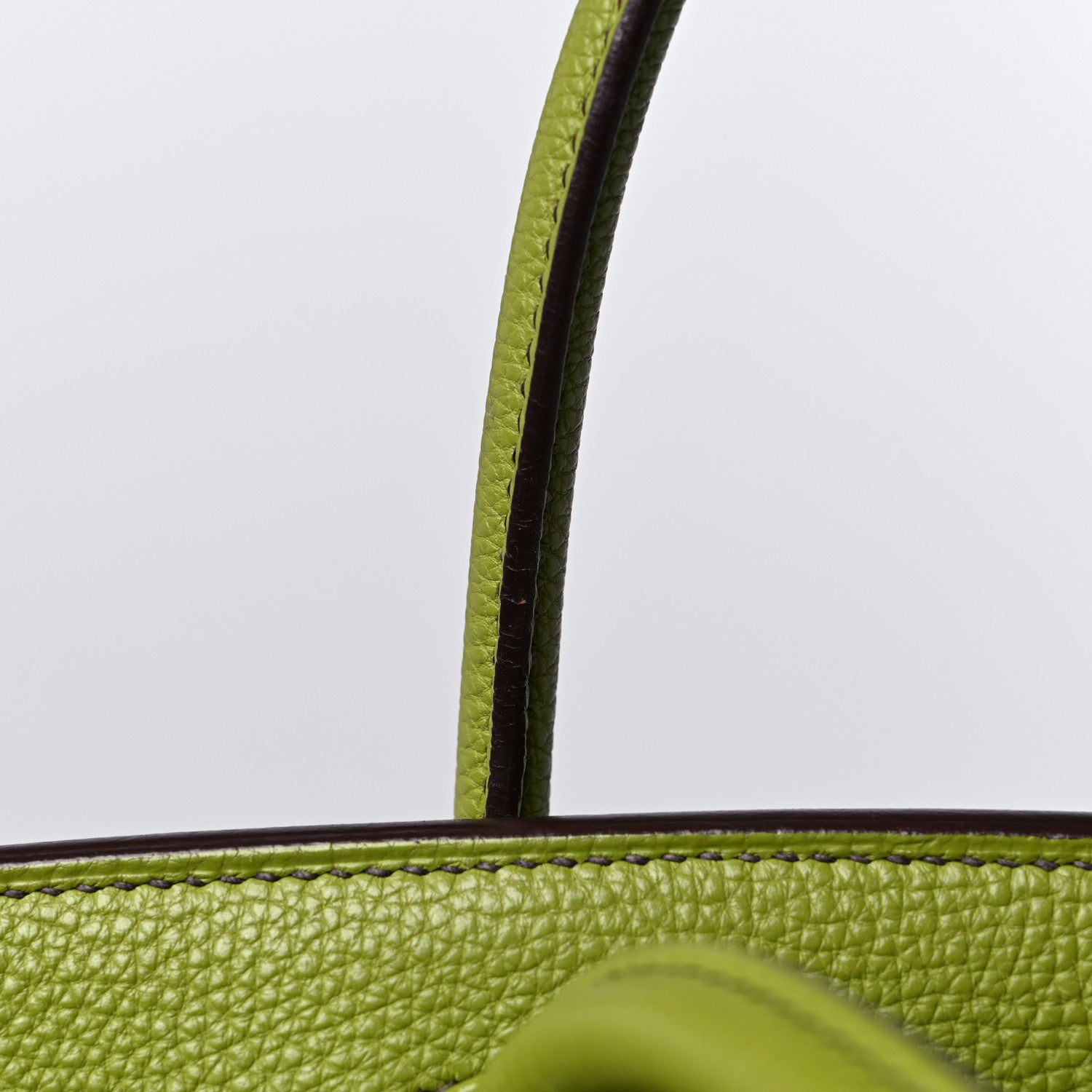 Hermes Togo Birkin 30 Vert Anis 17 of 18