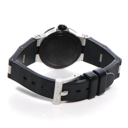 Bulgari Aluminum Rubber 29mm Diagono Quartz Watch 3 of 6