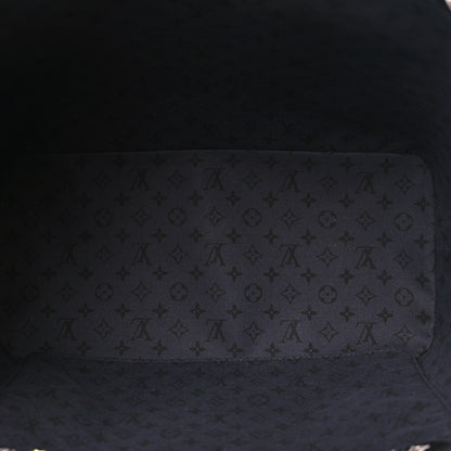 Louis Vuitton Monogram Giant Crafty Neverfull MM Creme Rouge Black 5 of 9