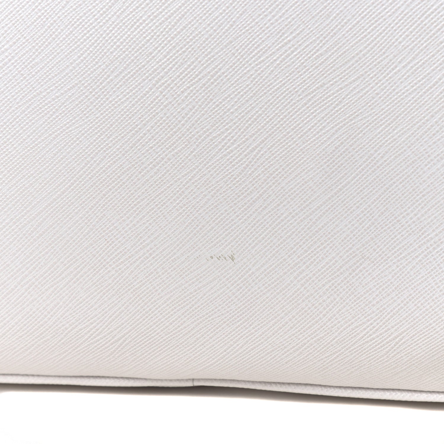 Prada Saffiano Lux Bowler Talco White 7 of 8