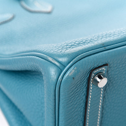 Hermes Togo Birkin 30 Blue Jean 11 of 19