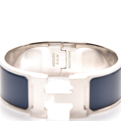 Hermes Enamel Wide Clic Clac H Bracelet PM Bleu Biarritz 4 of 6