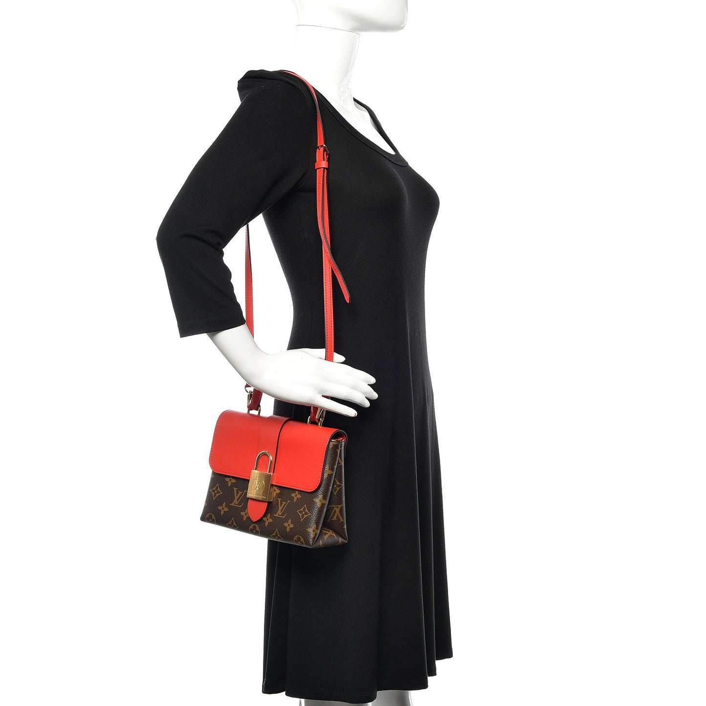 Monogram Locky BB Coquelicot