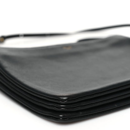 Celine Lambskin Large Trio Crossbody Bag Black 9 of 11