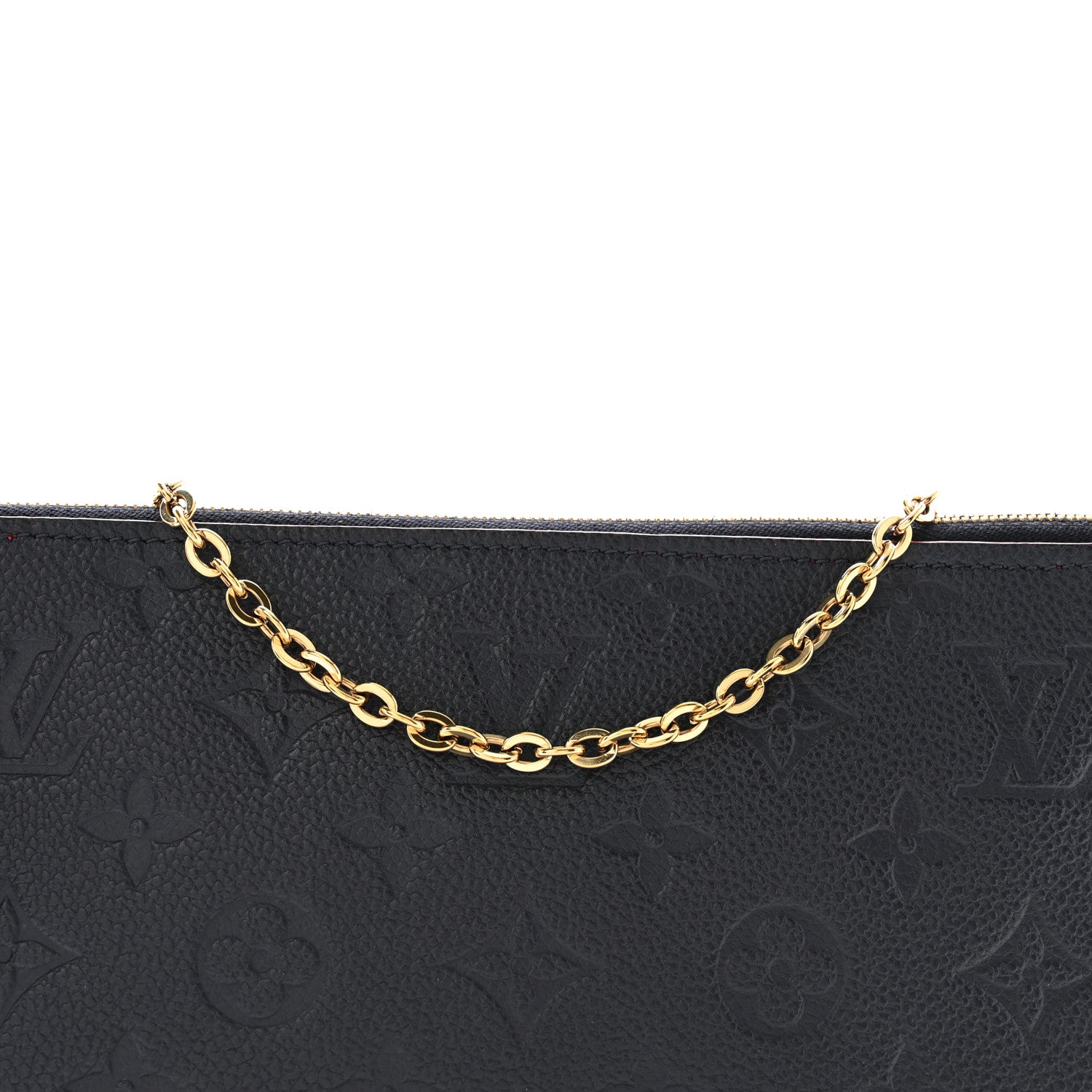 Louis Vuitton Empreinte Double Zip Pochette Marine Rouge 8 of 11