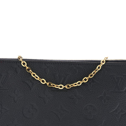 Louis Vuitton Empreinte Double Zip Pochette Marine Rouge 8 of 11