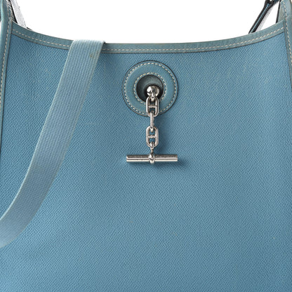 Hermes Epsom Vespa PM Blue Jean 9 of 10