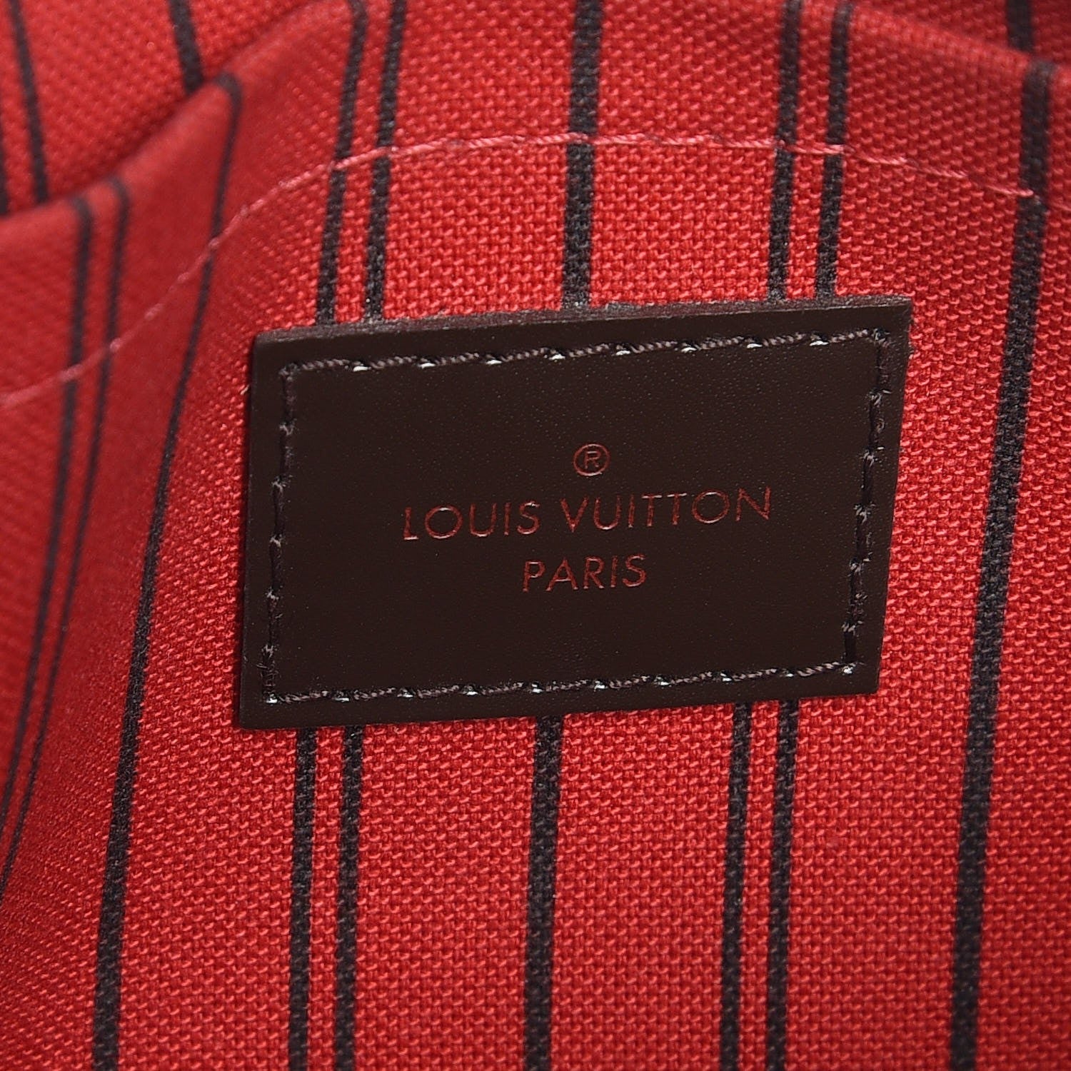 Louis Vuitton Damier Ebene Neverfull MM GM Pochette 6 of 8