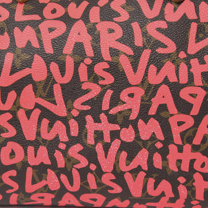 Louis Vuitton Monogram Graffiti Speedy 30 Fuchsia 17 of 21