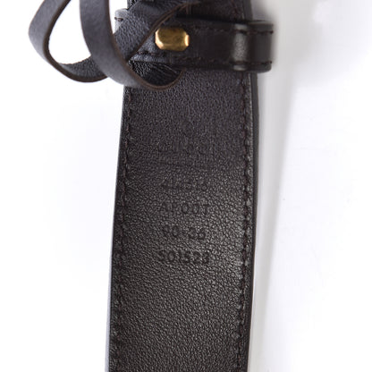 Gucci Moon Calfskin Double G 30mm Belt 90 36 Dark Cocoa 4 of 8