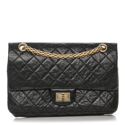 Chanel Aged Calfskin 50th Anniversary 2.55 Reissue 225 Flap Black 1 of 10