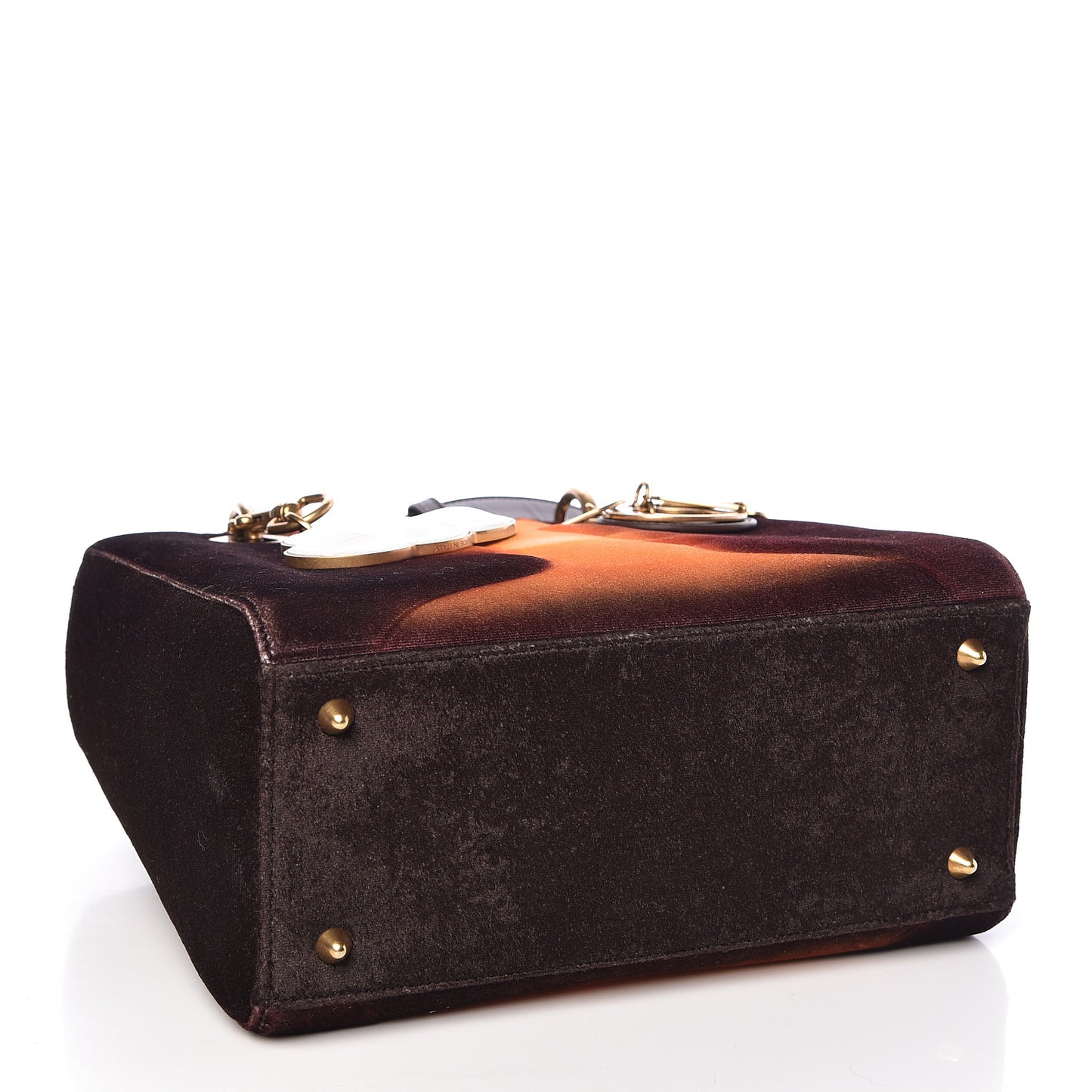 x Friedrich Kunath Velvet Medium Lady Dior Multicolor