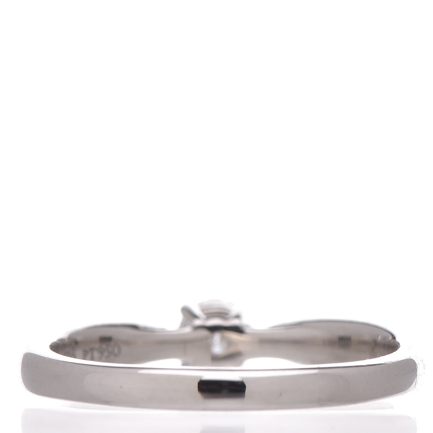Platinum Diamond .17ct Harmony Solitaire Engagement Ring 48 4.5