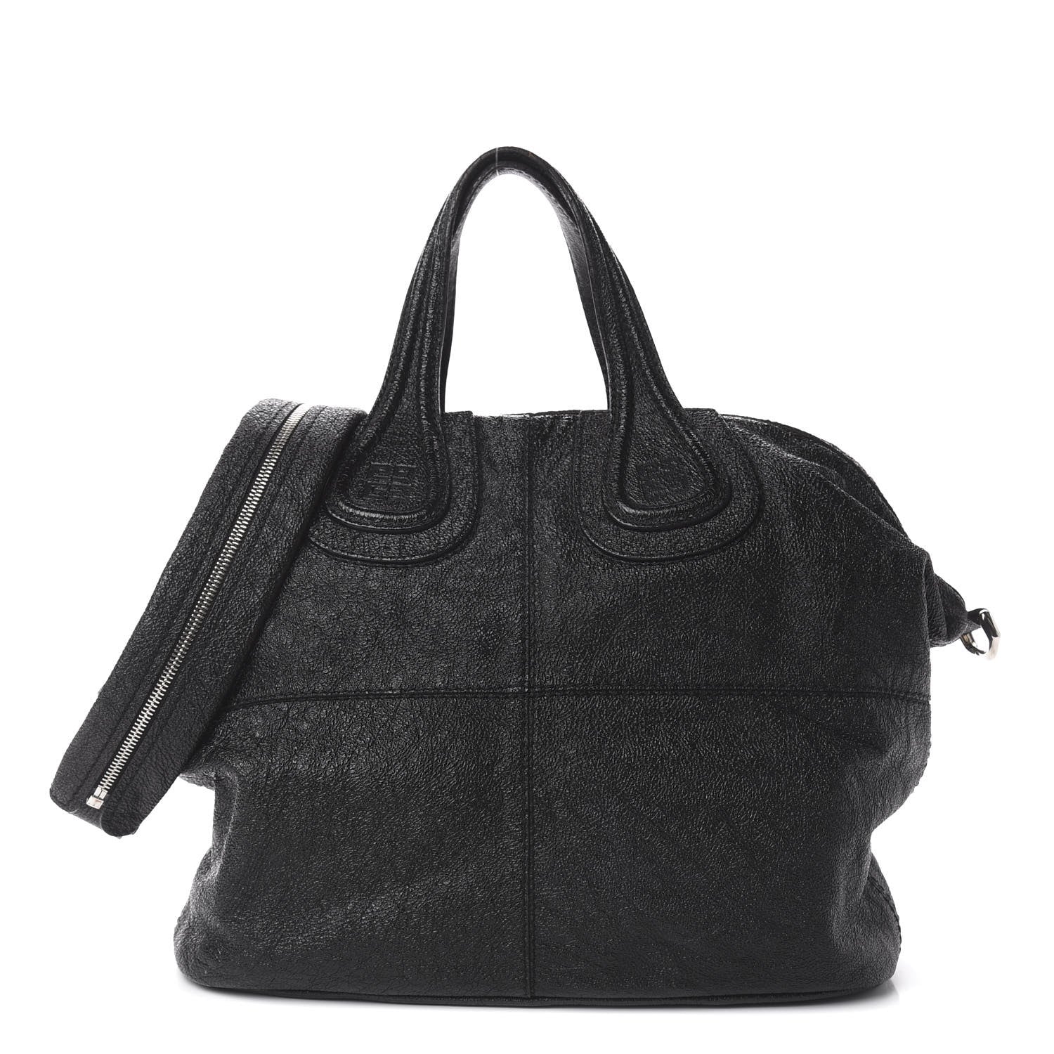 Givenchy Glazed Pebbled Calfskin Medium Nightingale Black 1 of 13