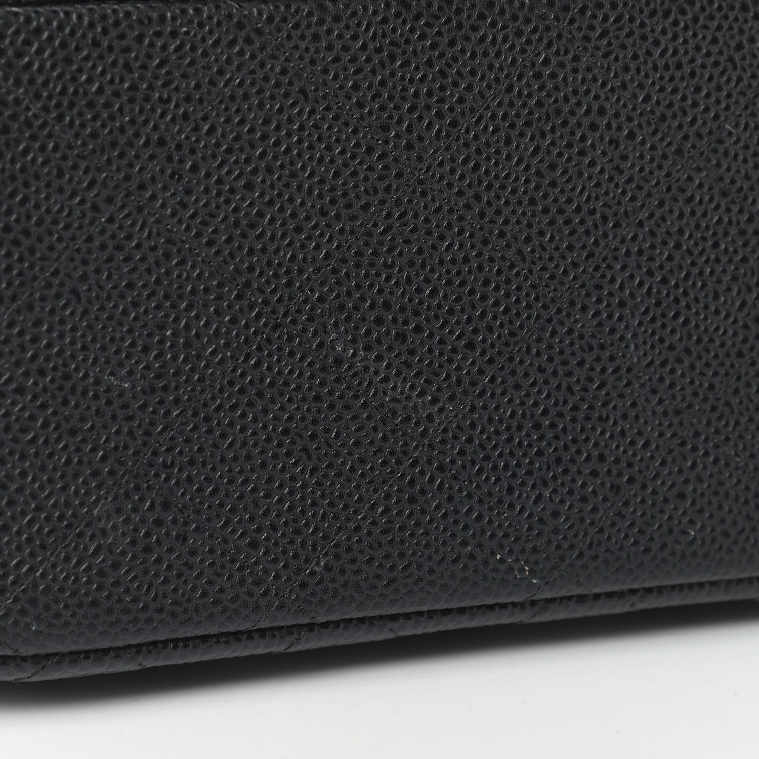 Chanel Caviar Quilted Jumbo Double Flap Black 11 of 12