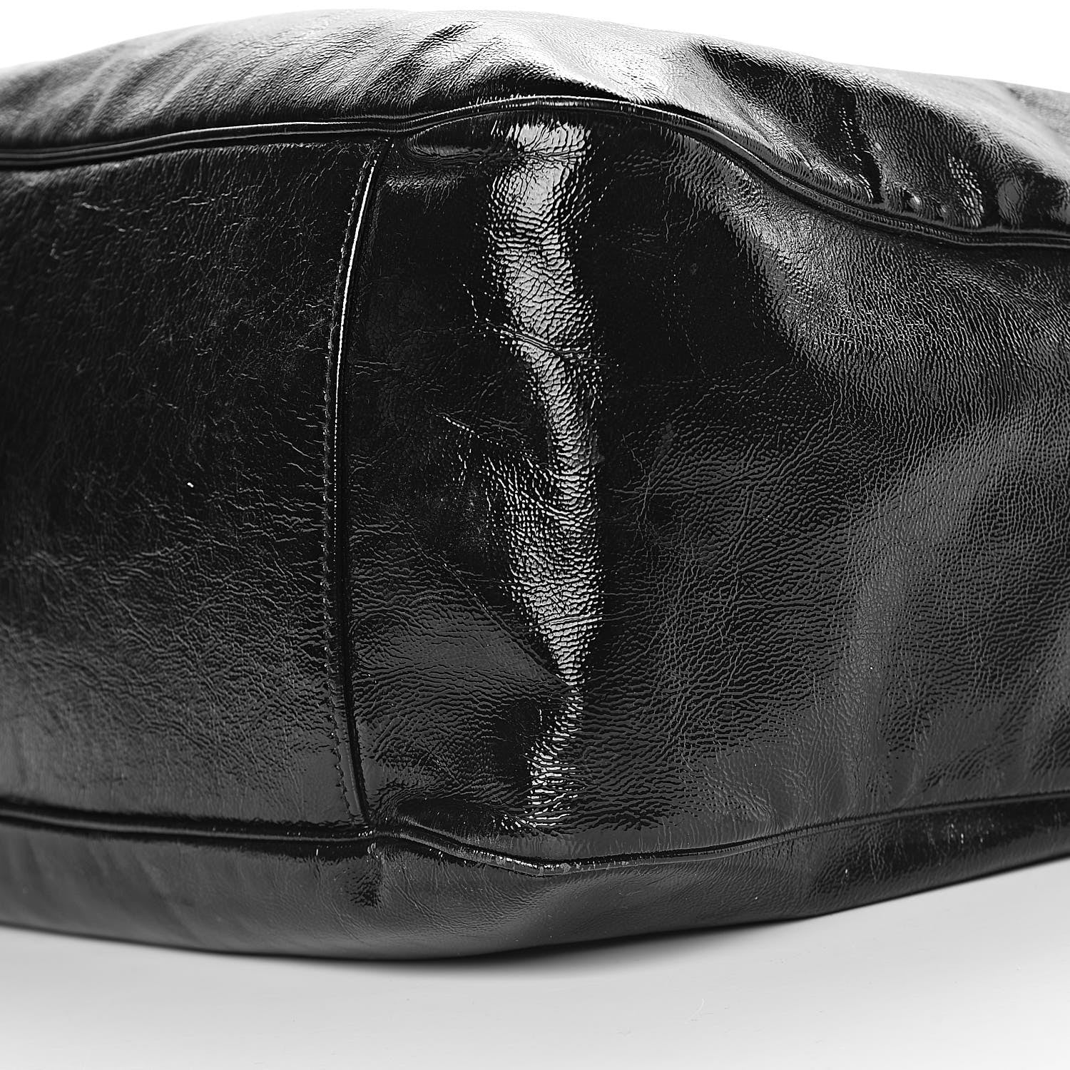 Saint Laurent Patent Large Roady Hobo Black 12 of 13