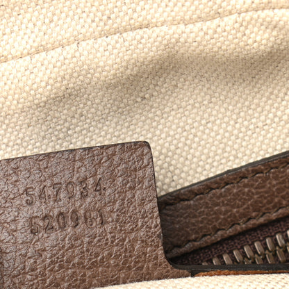 Gucci GG Supreme Monogram Web Medium Ophidia Messenger Bag Brown 7 of 9