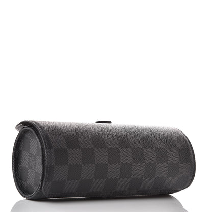 Louis Vuitton Damier Graphite 3 Watch Travel Case 3 of 7