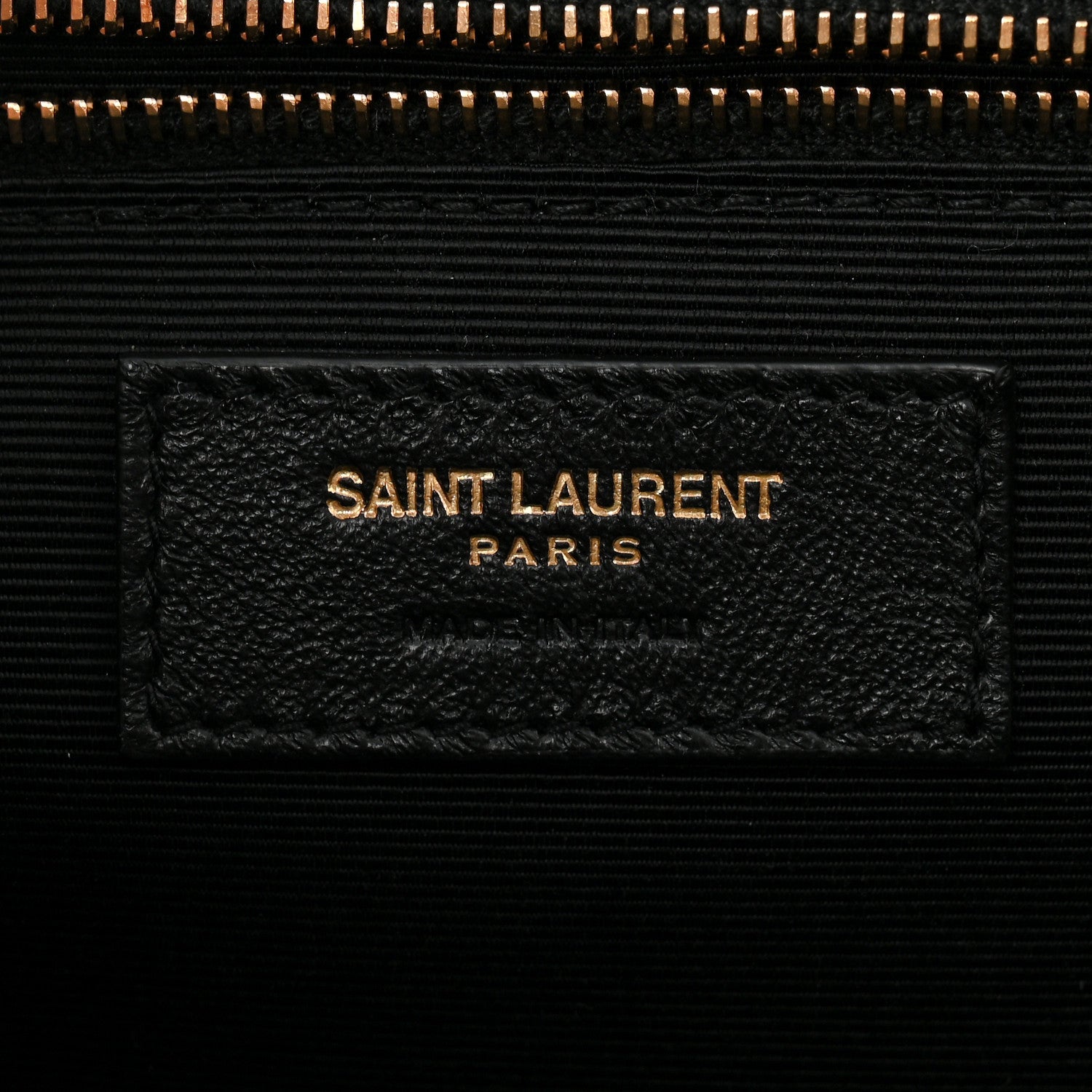 Saint Laurent Grain De Poudre Textured Mixed Matelasse Large Triquilt Monogram Satchel Storm 10 of 19