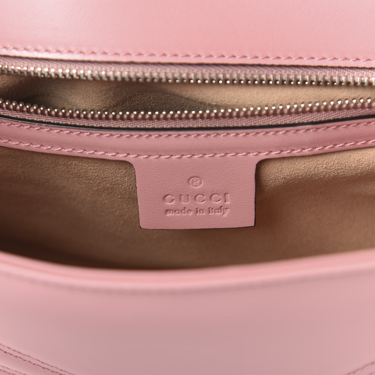 Calfskin Matelasse Small GG Marmont Shoulder Bag Wild Rose