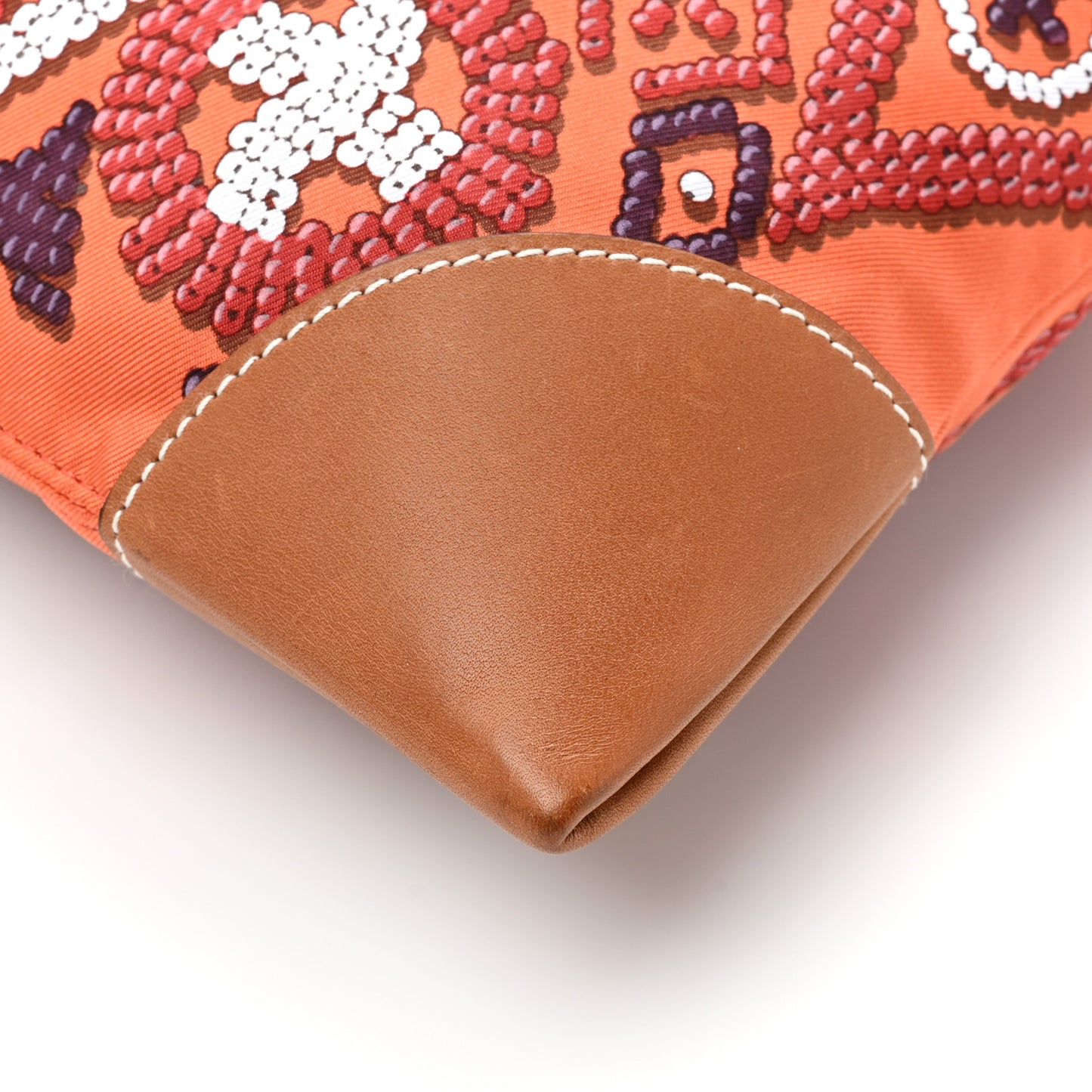 Silk Barenia Kelly En Perles Silky City 33 Bag Fauve Orange Anthracite Frambroise