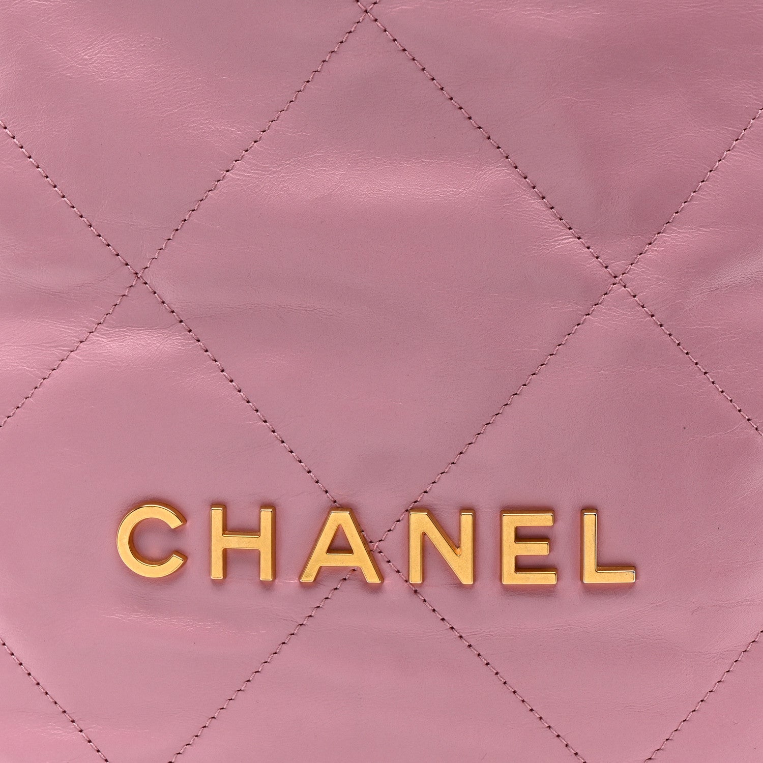 Chanel Shiny Calfskin Quilted Small Chanel 22 Lilac 9 of 11