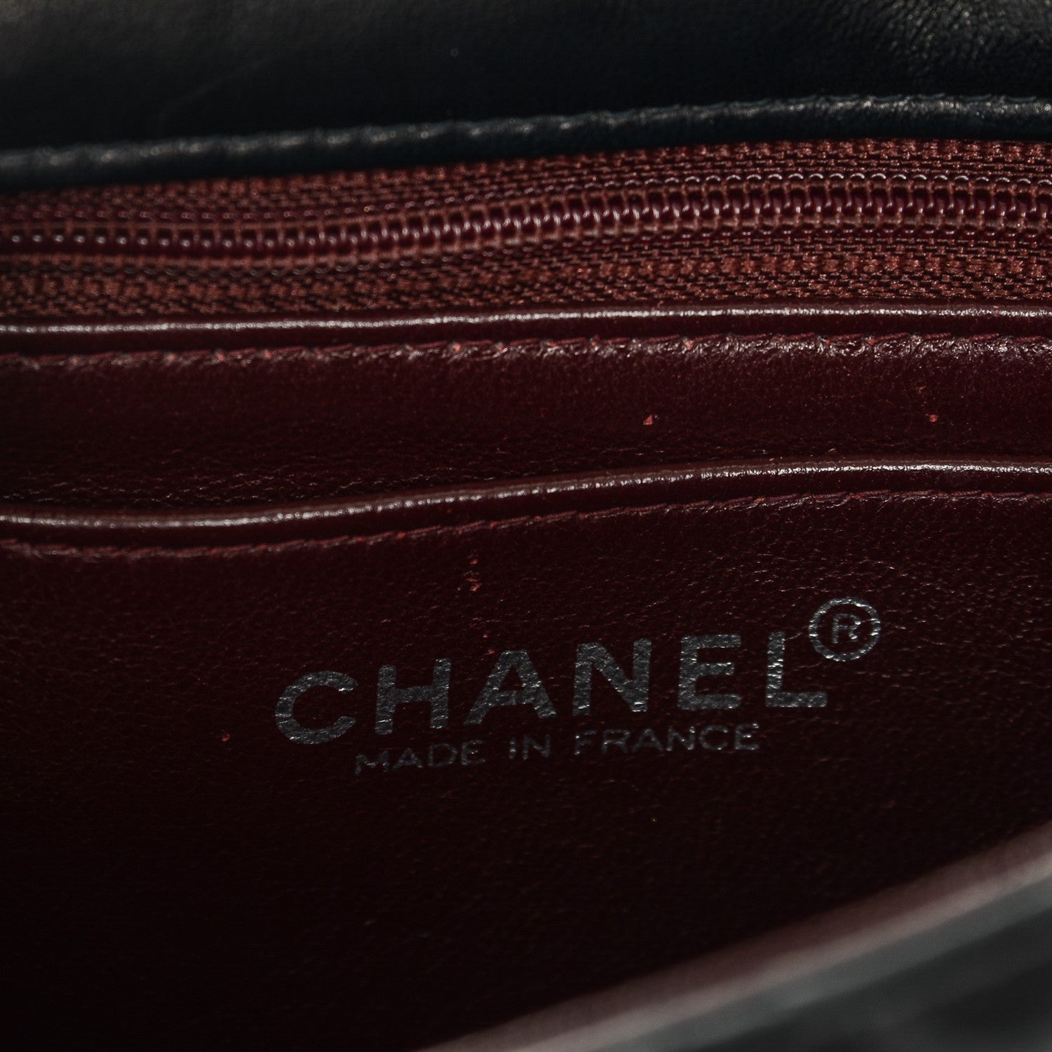 Chanel Lambskin Quilted Mini Square Flap Black 6 of 7