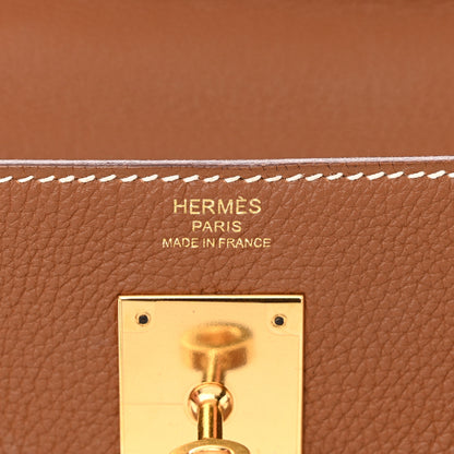 Hermes Togo Kelly Retourne 32 Gold 6 of 14
