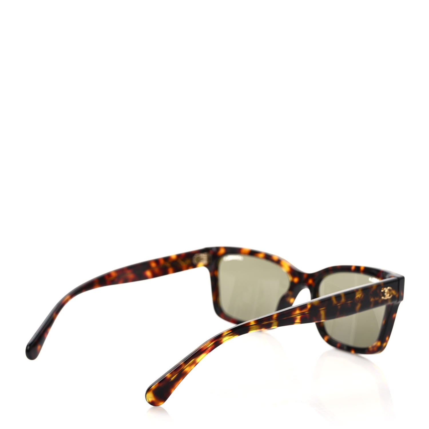 Chanel Acetate Square Sunglasses 5417 Tortoise 4 of 8