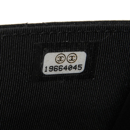 Chanel Lambskin Quilted Wallet On Chain WOC Black 8 of 9