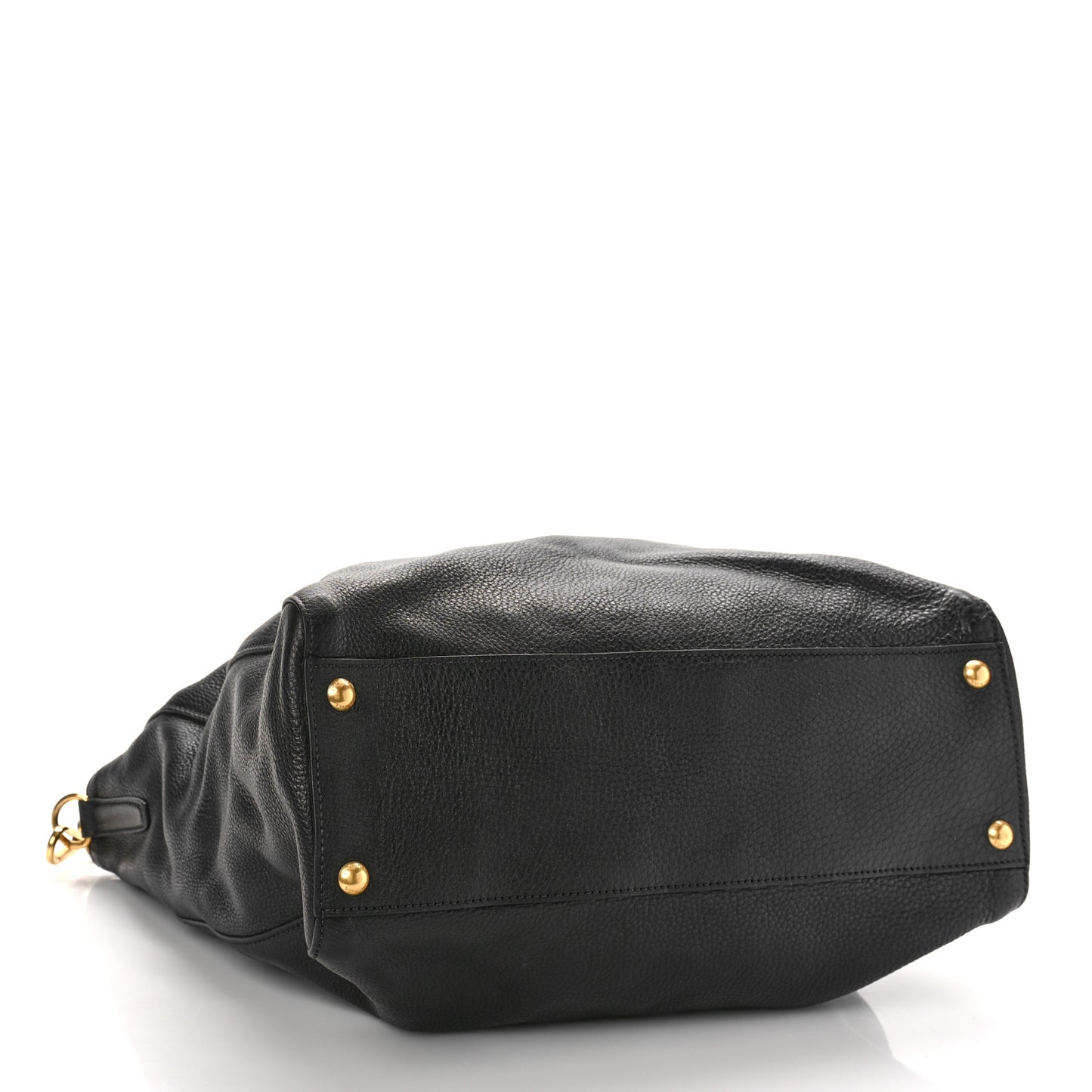 Vitello Daino Tote Black