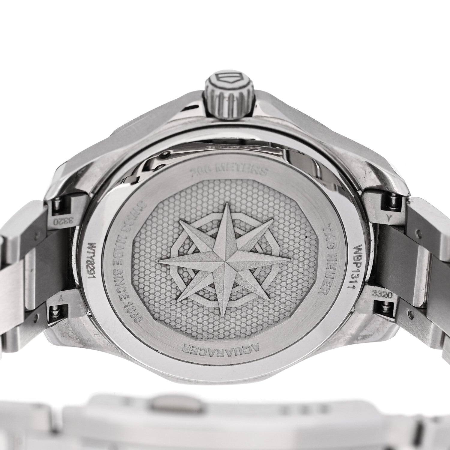 Tag Heuer Stainless Steel 34mm Aquaracer Lady Professional 200 Solargraph Quartz Watch Blue WBP1311 4 of 5