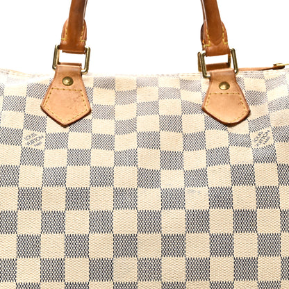 Louis Vuitton Damier Azur Speedy 30 7 of 11