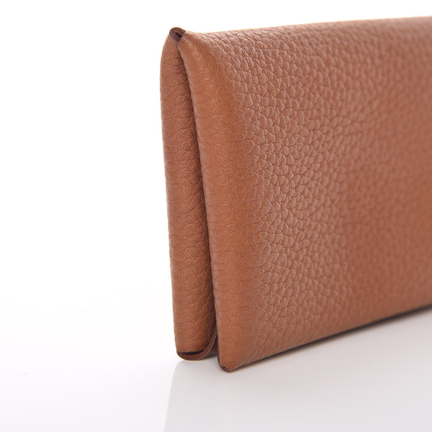 Barenia Faubourg Calvi Card Case Fauve Orange