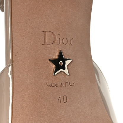 Christian Dior Patent Dior Day Slingback 35mm Pumps 40 Nude 8 of 8
