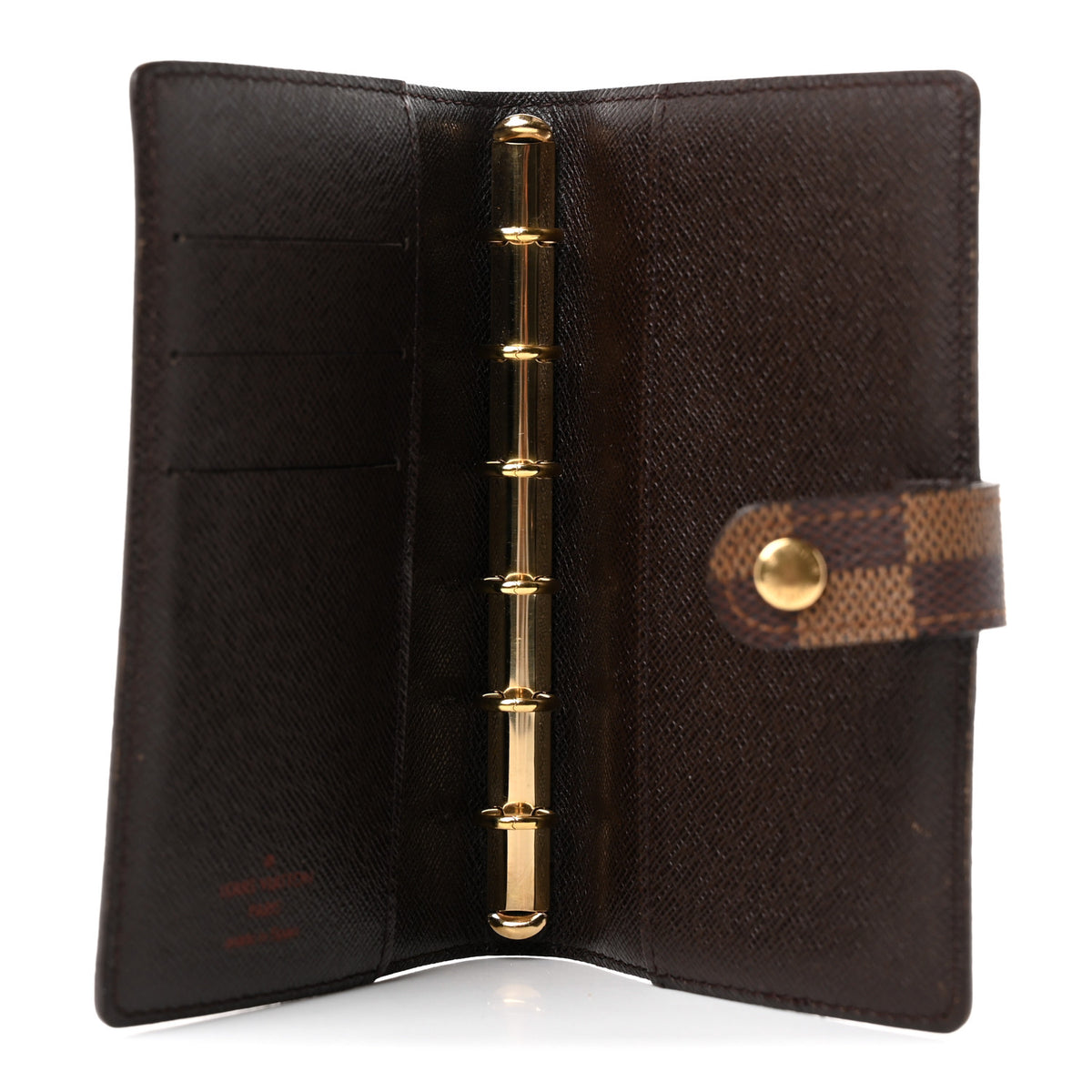 Louis Vuitton Damier Ebene Small Ring Agenda Cover 5 of 6
