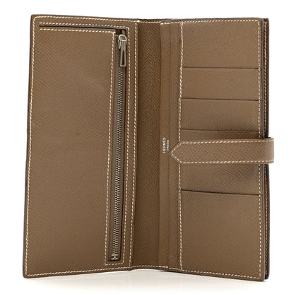 Hermes Epsom Bearn Gusset Wallet Etoupe 4 of 10
