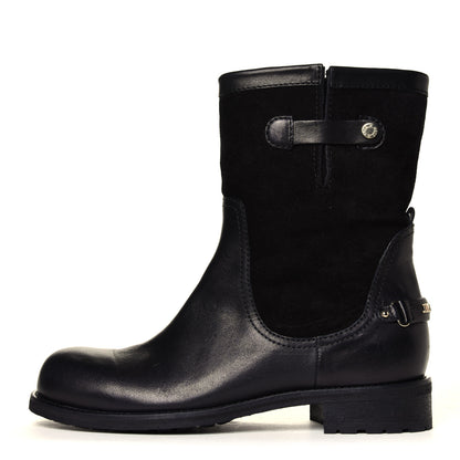 Jimmy Choo Calfskin Suede Dante Boots 37.5 Black 1 of 6