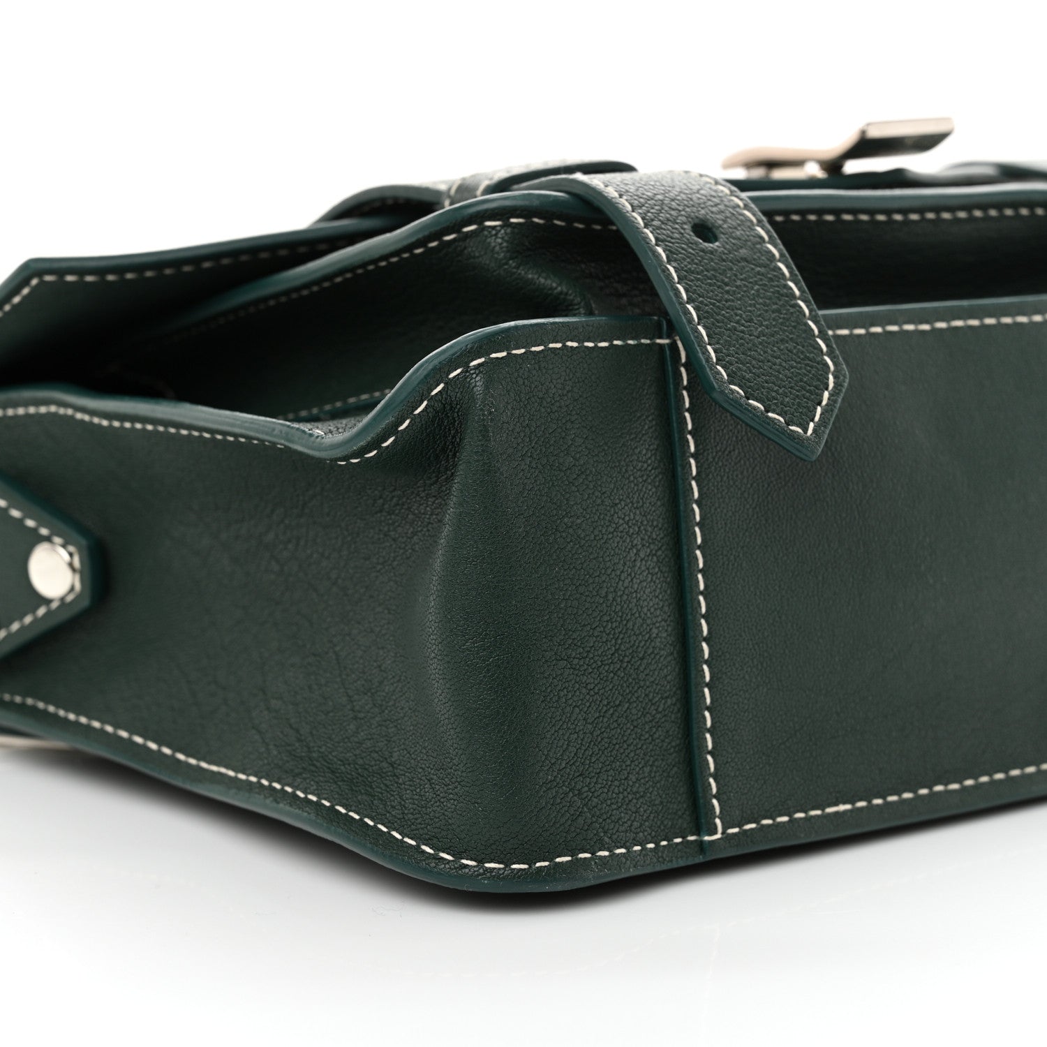 Proenza Schouler Lambskin Tiny PS1 Satchel Dark Green 9 of 11